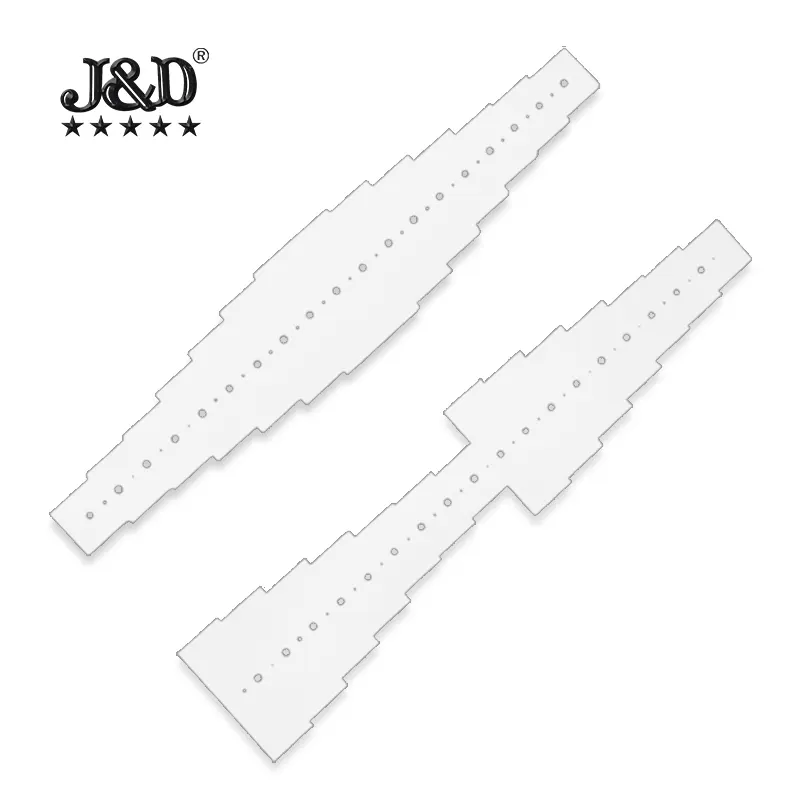 DIY handmade belt locator leather strap perforated spacing positioning