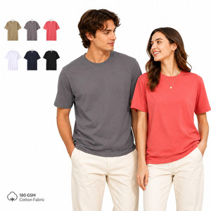 Camiseta Personalizada con Logotipo para Hombre y Mujer, Algodón Premium, Suave y Transpirable, Lisa, al por Mayor, Tallas S-6XL, Varios Colores, Caqui, Coral - Product Image 1