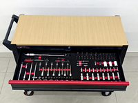 Chariot à outils industriel à roulettes en acier pour atelier automobile OEM, 12 tiroirs, 471 pièces, capacité de charge de 200 kg