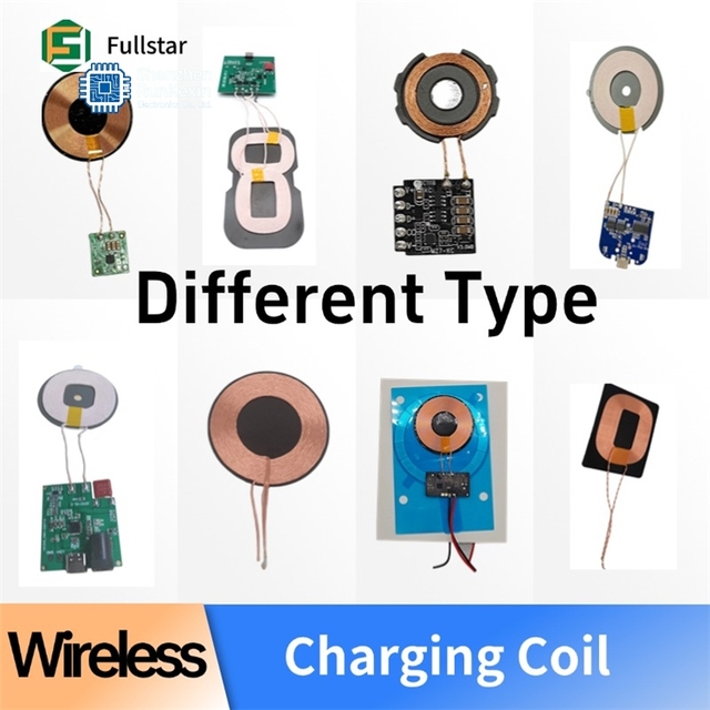 Wireless Charging Coil Receiver and Transmitter 3W 5V 15W 20W 25W Qi Wireless Charger Custom Module for Car/Phone With Magnetic