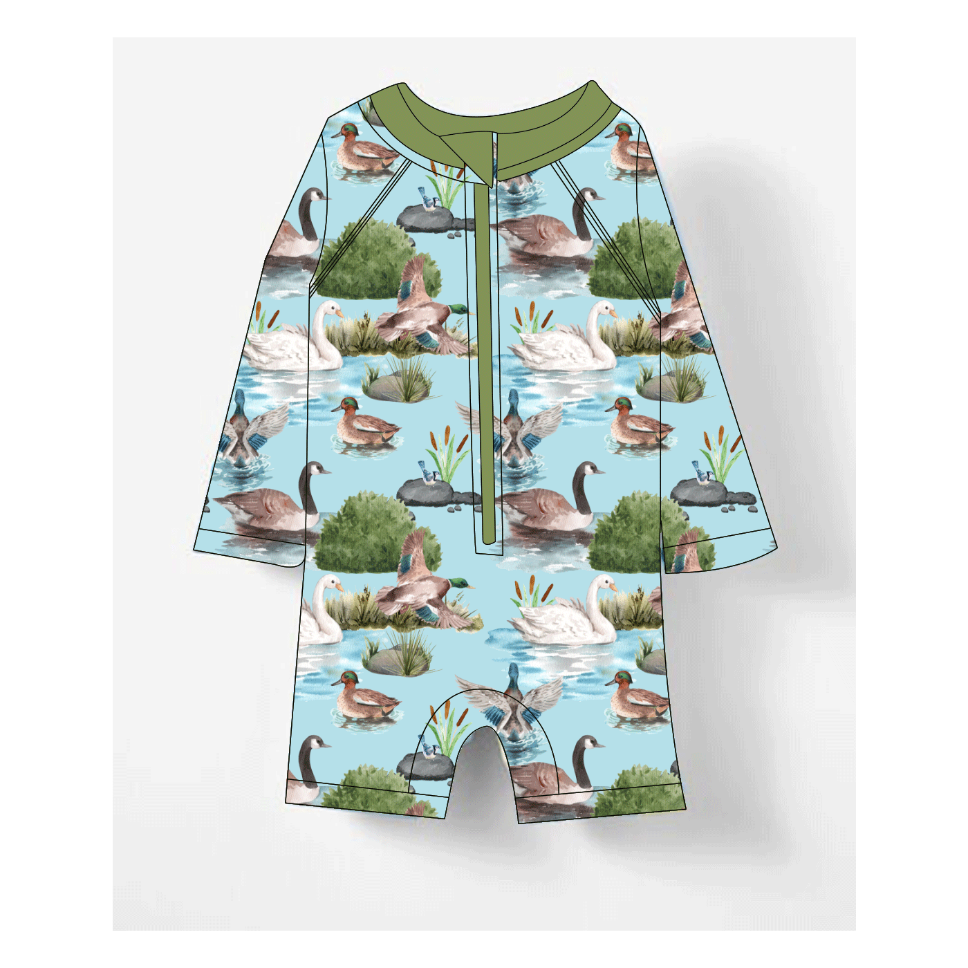 maillot de bain zippy à manches longues3