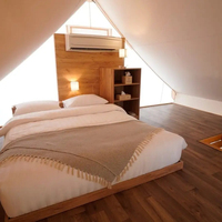 Glamping Hotel Resort Camping Loft Luxury Safari Tent Prefab Like a Wood House Villa