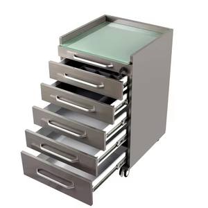 Armadietto dei medicinali per ufficio medico armadietti di vetro per deposito ufficio per il tempo libero 3 schedario dentale - Product Image 6