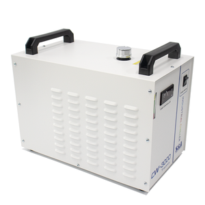 Tube laser <span class=keywords><strong>CO2</strong></span> Lihua S&A 220V 60W-130W, moteur de broche CNC, refroidisseur d'eau industriel CW3000, cœur de moteur de refroidissement industriel - Product Image 4