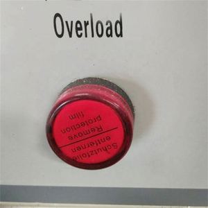 Lámpara de señal piloto, indicador de luz roja para maquinaria de procesamiento de vidrio de montaje en Panel electrónico de potencia con borde de plástico - Product Image 4