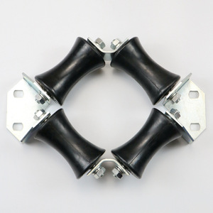 Roue de guidage de chaîne compensatrice d'ascenseur 55x88, rouleau en caoutchouc, dispositif anti-oscillation, guides linéaires de type directionnel - Product Image 1