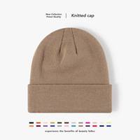 Bonnet tricoté épais et chaud pour femmes et hommes, doux, unisexe, de luxe, pour l'hiver, vente en gros