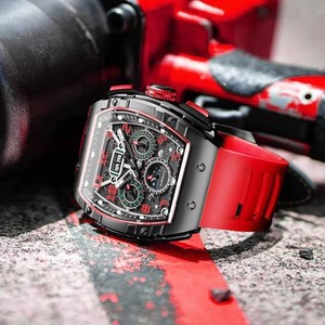 Reloj Mecánico de Lujo Personalizado para Hombre, Esfera y Correa de Diseño Moderno, Resistente al Agua y con Reserva de Marcha, en Oferta - Product Image 5