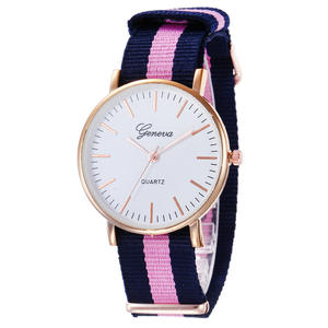 <span class=keywords><strong>Geneva</strong></span>-reloj de cuarzo de platino para hombre, cronógrafo con correa de aleación de nailon, informal, a la moda, marca de lujo, gran oferta - Product Image 2