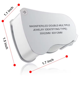 Lupa Portátil de 30X 60X con Luz para Joyería, Lectura, Deportes y Entretenimiento - Product Image 6