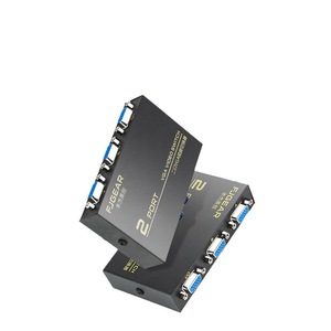 FJGEAR สวิตช์วิดีโอ VGA 2 พอร์ต ความละเอียด 1024x768 สำหรับการแชร์จอภาพคอมพิวเตอร์ - Product Image 4