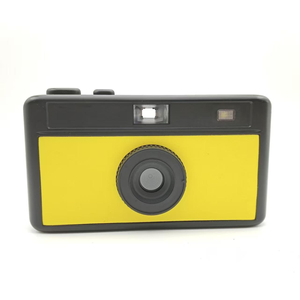 Appareil photo numérique instantané sans écran, jaune et violet, avec coque noire en plastique, pour film 35 mm ISO400 - Product Image 1