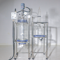 Reactor de Síntesis de Péptidos en Fase Sólida (Olla de Reacción) Recipiente a Presión de Acero Inoxidable SS304 con Bomba para Producción a Gran Escala, Capacidad de 10-100L
