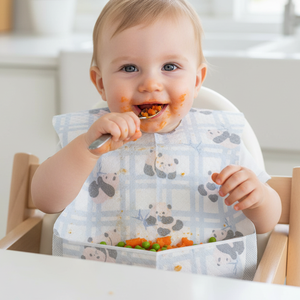 Baberos Desechables Impermeables para Bebés, Baberos Ligeros a Prueba de Fugas con Bolsillo - Product Image 1