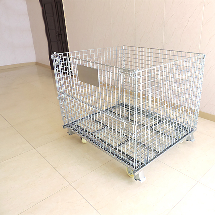 Wire Mesh Cages with Wheels - Durable Storage Solutions