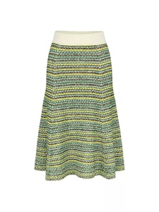 Cardigan 2026 in maglia tinta unita stile <span class=keywords><strong>Tweed</strong></span> personalizzato e gonna a trapezio completo estivo Casual a due pezzi da donna - Product Image 6