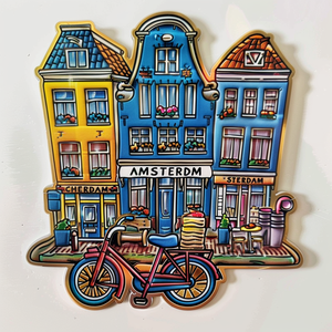 Imán de nevera <span class=keywords><strong>Amsterdam</strong></span> Personalización Imanes de nevera de <span class=keywords><strong>turismo</strong></span> para decoración Imán de nevera Koelkast - Product Image 4