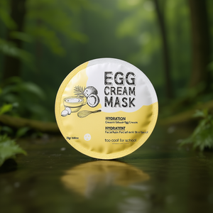 Masque crème aux œufs Too Cool For School 28g, masque hydratant pour le visage, tous types de peaux - Product Image 3