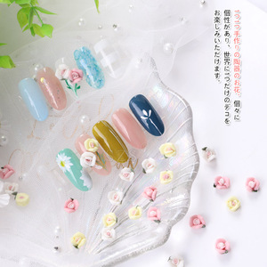 TSZS, venta al por mayor, 1000 unidades/bolsa, a granel, 8mm, flor rosa de cerámica para accesorios de <span class=keywords><strong>uñas</strong></span> acrílicas, decoración de <span class=keywords><strong>uñas</strong></span> DIY, proveedor de <span class=keywords><strong>uñas</strong></span> - Product Image 2