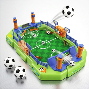 Jeu <span class=keywords><strong>de</strong></span> <span class=keywords><strong>table</strong></span> <span class=keywords><strong>de</strong></span> football pour enfants <span class=keywords><strong>de</strong></span> 8 <span class=keywords><strong>à</strong></span> 12 ans avec deux flippers, un sonnette <span class=keywords><strong>de</strong></span> <span class=keywords><strong>but</strong></span> et un rangement intégré pour les ballons - Product Image 1