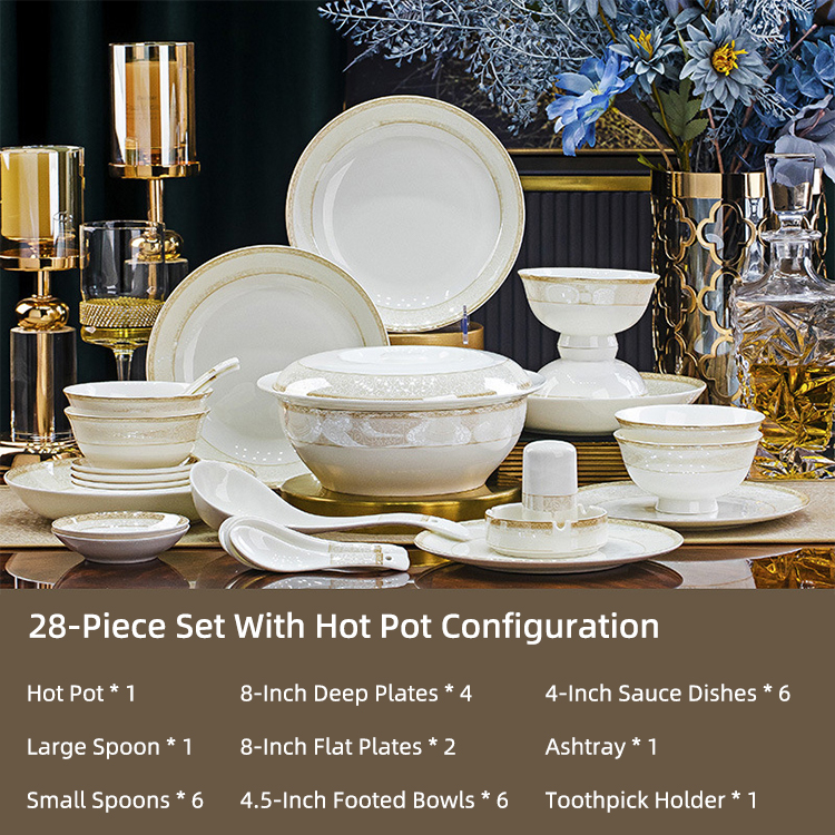 28 pcs pot set