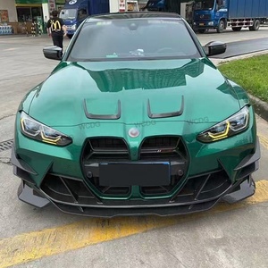 2021 + pour BMW M3 M4 G80 G82 Kit de carrosserie de Style CF-A haute qualité en Fiber de carbone sèche échappement avant lèvre latérale jupe arrière diffuseur <span class=keywords><strong>Auto</strong></span> - Product Image 3