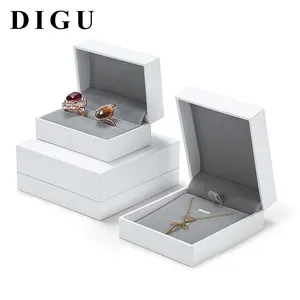 Coffret cadeau d'affichage de bijoux de luxe DIGU avec logo personnalisé de haute qualité