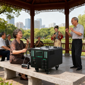 Estación de Energía Portátil LiFePO4, Onda Sinusoidal Pura, 6 AC220V50Hz 800W, Entrada/Salida Solar DC, XT90 Tipo-C65W, 4000+ Ciclos - Product Image 6
