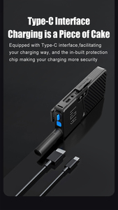 Interphone CE, <span class=keywords><strong>radio</strong></span> bidirectionnelle OG308, talkie-walkie ultra-fin, charge Type-C, UHF portable, 2W PMR446 - Product Image 6