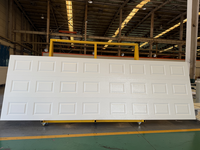 Porte électrique sectionnelle en alliage d'aluminium, anti-effraction, télécommandée, pour villa résidentielle, de fabrication moderne