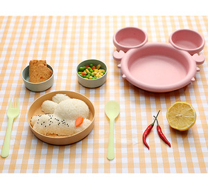 Bol de dessin animé <span class=keywords><strong>Mickey</strong></span> pour enfant, plats boîte à déjeuner, bébé enfants bol d'alimentation de riz, assiette à collation en plastique, <span class=keywords><strong>vaisselle</strong></span> 1 pièce - Product Image 3