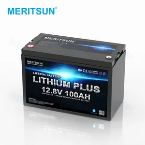 MeritSun LiFePO4电池100ah 200ah 300ah锂加lifepo4 12v 400ah电池12vdc锂电池