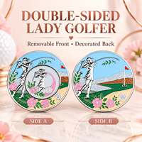 Fournisseur de marqueurs magnétiques pour balles de golf avec des designs en stock pour les tournois de golf et les cadeaux promotionnels