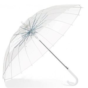 Parapluie transparent moderne pour femme, forme bulle, design droit, vente en gros personnalisée, cadeaux d'affaires - Product Image 5