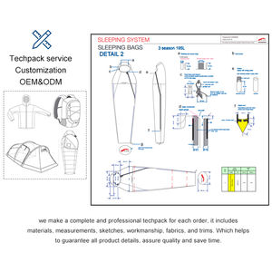 שק שינה עמיד למים לטיולים רגליים, מילוי סיבים חלולים, מתאים לכל מזג אוויר, לנשים, לקמפינג בחוץ - Product Image 4