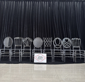 Chaises en plastique empilables Royal Napoleon Chiavari chaises fantômes pour événements vente en gros bon marché - Product Image 3