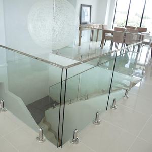 強化ガラスまたは合わせガラスの階段、手すり、バルコニー、ガラスフェンス、ガラス製手すり - Product Image 1