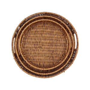 Cesta de Almacenamiento Circular de Bambú y Ratán, Hecha a Mano, Ecológica, Duradera, para Frutas, Pan, Flores, Diseño Multifuncional para Uso Doméstico - Product Image 6
