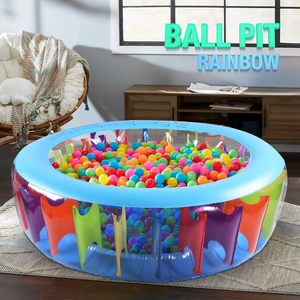 Piscina Inflable Redonda para Niños MAKE WAVES, de PVC Ecológico de 0.30mm de Grosor, Portátil, Impermeable, Fácil de Instalar, con Kit de Reparación - Product Image 4