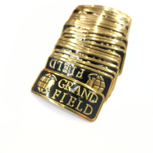 Custom Electroplated <strong>Enamel</strong> 3D Embossed Aluminium Alloy Logo Strong Adhesive Metal Name <strong>Plates</strong> for Furniture - Product Image 4