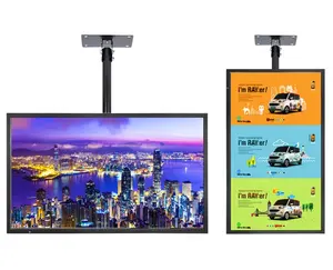 Aoyi digital menu board ceiling mounted LG/BOE screen advertising player for shopmall