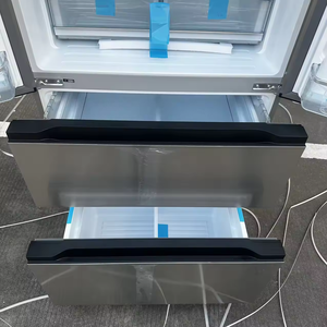 Réfrigérateur à portes françaises en acier inoxydable de grande capacité 628 litres, sans givre, refroidissement par air, intelligent, domestique et commercial, double - Product Image 4