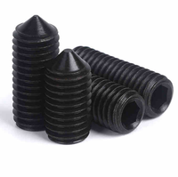 Vis sans tête à six pans creux à pointe conique en acier inoxydable C1022, normes DIN 916 et DIN 914, fabrication chinoise, vente en gros du fabricant