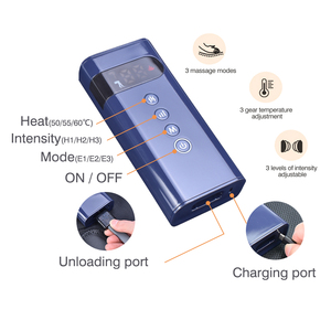 Máy nén khí áp lực điện chân nén phục hồi bê Massager 12 chambers bơm cho chân - Product Image 4