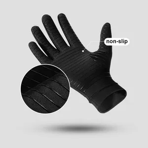 Hot Koop Koperen Sporthandschoen Touchscreen Guantes De Cycling Doordrenkte Compressiehandschoenen Voor Artritis
