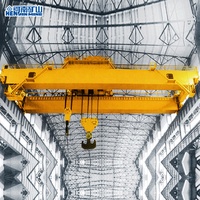 Pont roulant QD robuste sur mesure 70t 60t certifié ISO A6 A7 avec cabine et télécommande pour hubs logistiques en acier