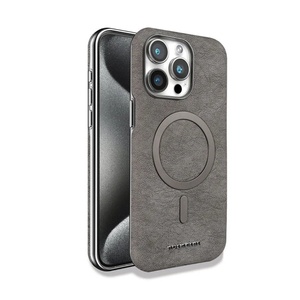 เหมาะสำหรับเคสโทรศัพท์ชุบด้วยไฟฟ้าสำหรับ Iphone15promax 14PLUS เคสหนังลายวินเทจเคสป้องกันแม่เหล็ก16ชิ้น - Product Image 2
