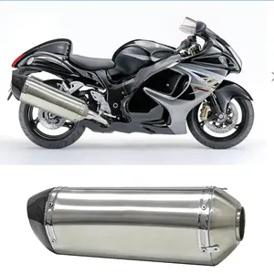 Yüksek kalite motosiklet parçaları yapma makinesi benzersiz tasarım gümüş egzoz susturucu ile Z900 MT09 CBR650
