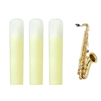 Professional Alto Saxophone Reeds Durable Resin Sax Reeds Strength 2.5 Woodwind Instrument Accessories with Three Pieces