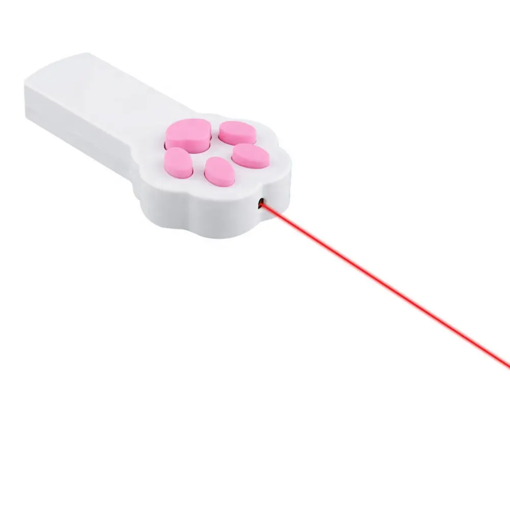Pet Red Laser Pointer Exercise Interactive Pet Toy New Update USB Charge 3 in 1 Cat Laser Pointer Toy